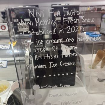 Nivi Ice Creams - Nivi fun facts - Ice Cream & Frozen Yogurt Near Me - Georgetown, Texas Nivi Ice Creams - Nivi fun facts - Ice Cream & Frozen Yogurt Near Me - Georgetown, Texas