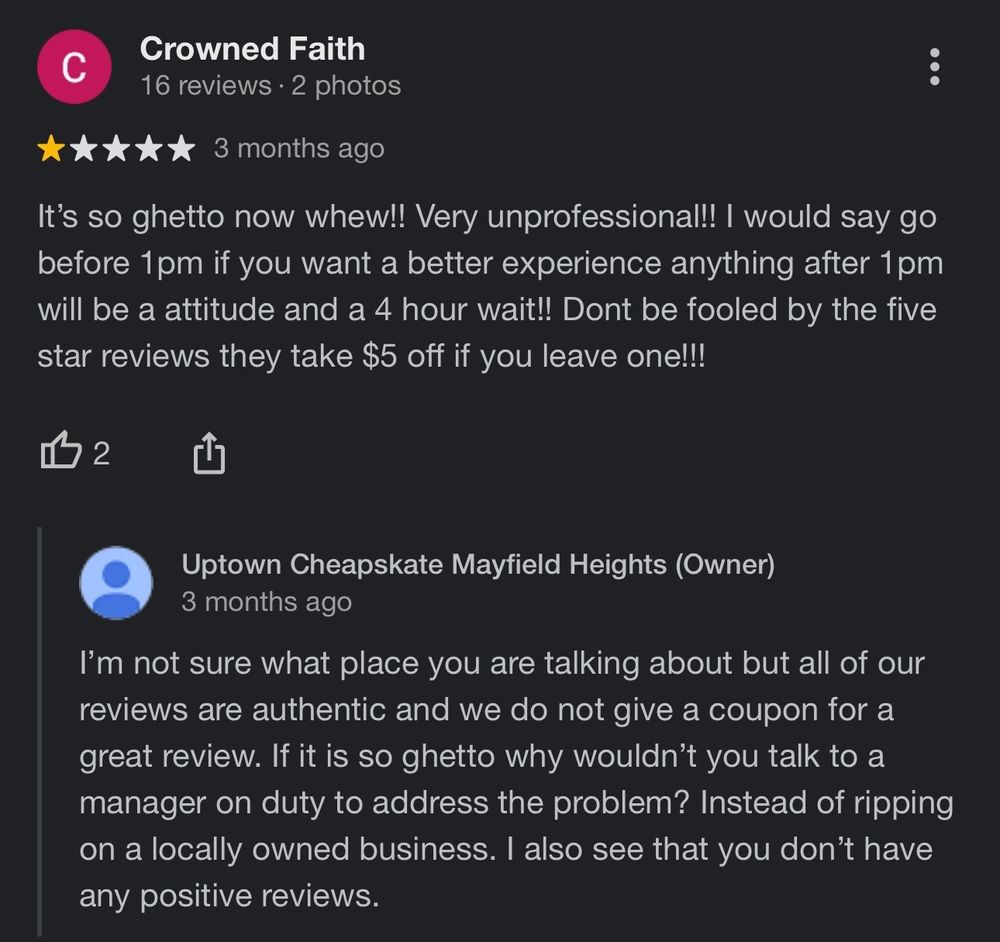 UPTOWN CHEAPSKATE MAYFIELD HEIGHTS Updated July 2024 6383