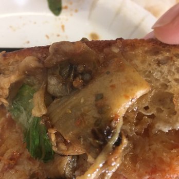 Fiorella - Inside of eggplant sandwich - Pizza Near Me - Rochester, New York Fiorella - Inside of eggplant sandwich - Pizza Near Me - Rochester, New York