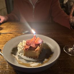 the bread pudding was incredible! the bread pudding was incredible!