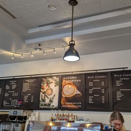 menus on the wall