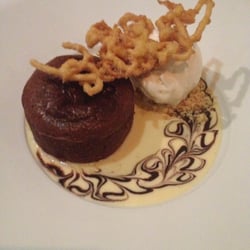 The River Restaurant - Chocolate fondant
