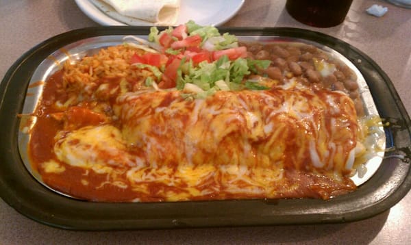 Photo of Pantry Restaurant - Santa Fe, NM, US. carne adovada burrito