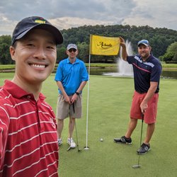 Achasta - We had a lot of fun at Achasta! 18th green.