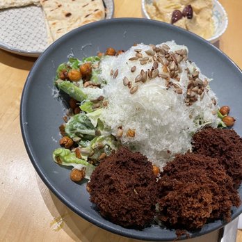 Stockhome - Falafel with gem salad - Mediterranean Near Me - Petaluma, California