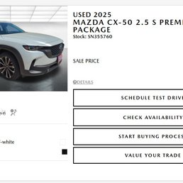false advertising and never mentioned it was a "loaner" while negotiating. false advertising and never mentioned it was a "loaner" while negotiating.