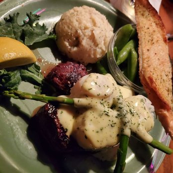 Flamingo Grill - Cagney filet mignon w/scallops - Seafood Near Me - Myrtle Beach, South Carolina Flamingo Grill - Cagney filet mignon w/scallops - Seafood Near Me - Myrtle Beach, South Carolina