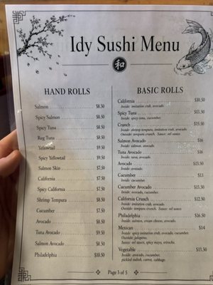 Menu photo 5 Idy Sushi Rolls Idyllwild, CA Menu photo 5 Idy Sushi Rolls Idyllwild, CA