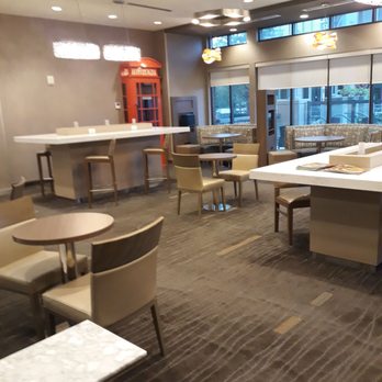 Courtyard by Marriott Akron Downtown - The dining area - Hotels Near Me - Akron, Ohio Courtyard by Marriott Akron Downtown - The dining area - Hotels Near Me - Akron, Ohio
