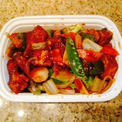 Lian Wang Chinese Restaurant - Bean Curd Family Style (on menu says spicy but not)