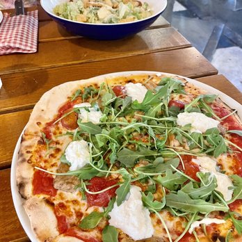Spris Artisan Pizza - Lincoln Road - Party of 2 - we shared a Tartufo Porcini pizza and a Caesar Salad (no add-ins). Perfect amount of food! - Pizza Near Me - Miami Beach, Florida Spris Artisan Pizza - Lincoln Road - Party of 2 - we shared a Tartufo Porcini pizza and a Caesar Salad (no add-ins). Perfect amount of food! - Pizza Near Me - Miami Beach, Florida