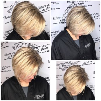 Elements of Style - Stylist Jasmine gave Tina blonde highlights with some balayage painting to refresh her look! - Hair Extensions Near Me - Eldersburg, Maryland