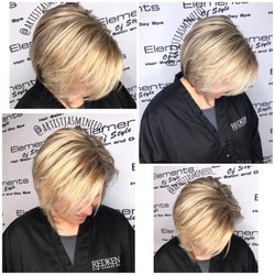 Elements of Style - Stylist Jasmine gave Tina blonde highlights with some balayage painting to refresh her look!