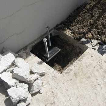 Stable Foundation Solutions - Necessary footprint in pool decking was much smaller than 3' x 3' estimate - Foundation Repair Near Me