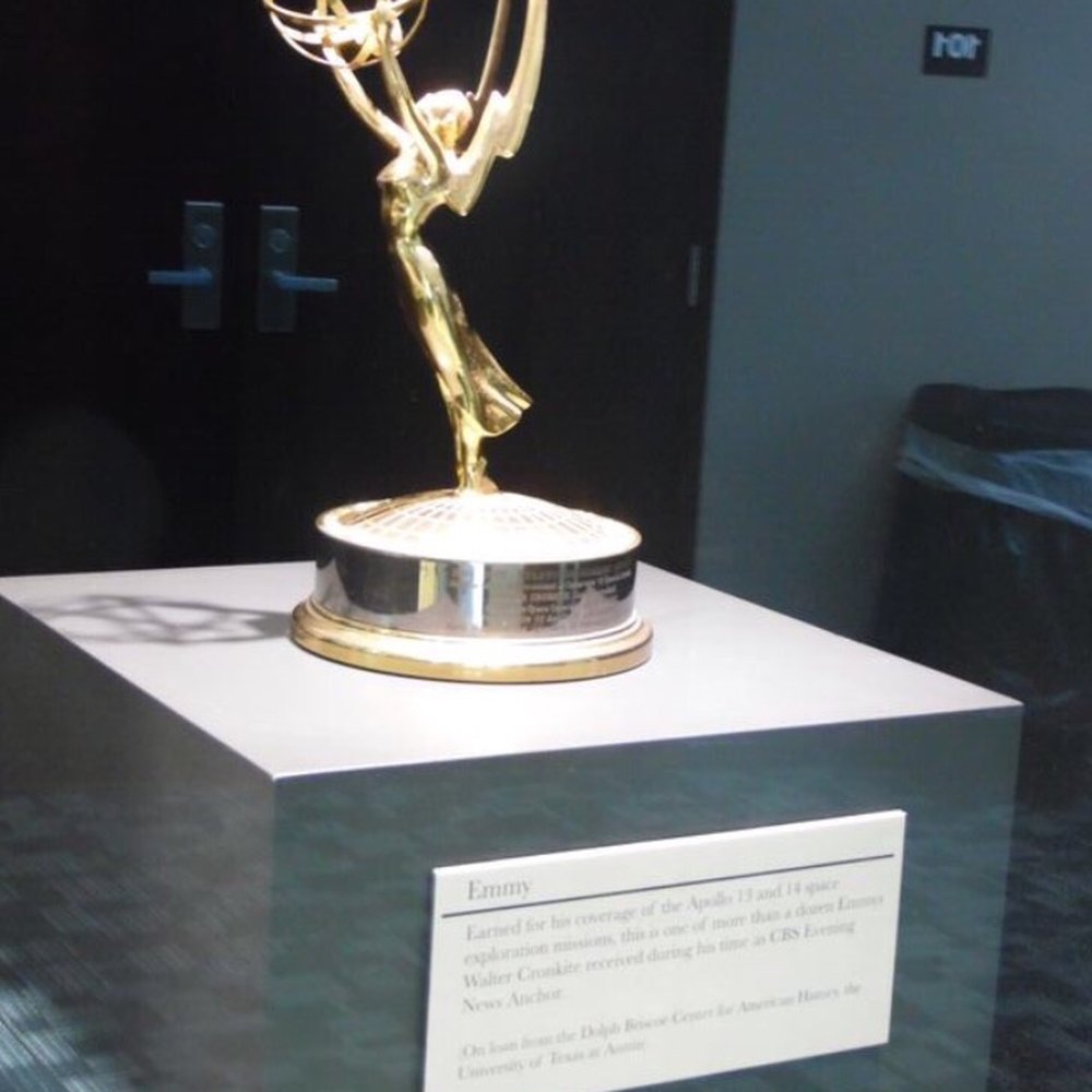 Walter Cronkite Memorial - One of 11 Emmy awards given to Walter Cronkite. - Museums Near Me - Saint Joseph, Missouri Walter Cronkite Memorial - One of 11 Emmy awards given to Walter Cronkite. - Museums Near Me - Saint Joseph, Missouri