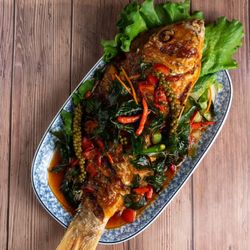 Thai Favorite Cuisine - TFC Signature: Red Snapper with Chili Herb