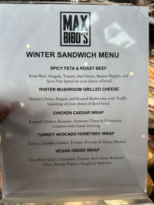 Menu photo 4 Max Bibo's Wethersfield, CT