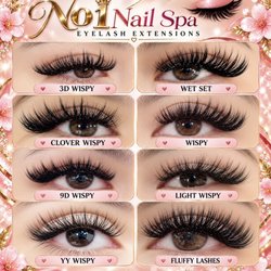 No1 Nails Spa - #VolumeLashes #HybridLashes #ClassicLashes #FluffyLashes #LashArtist #LashTech #LongBeachBeauty #LongBeachCA #LashGoals #BeautifulLashes