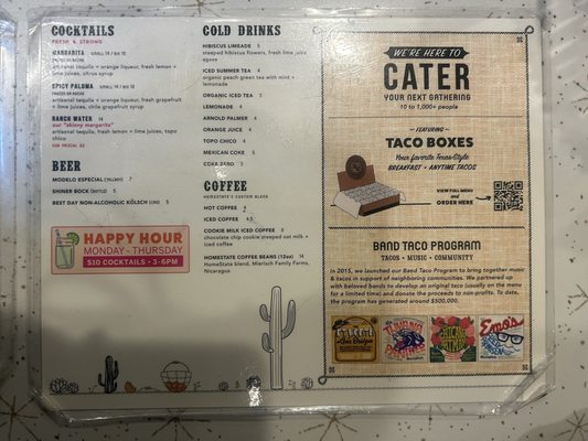Menu photo 2 HomeState Sherman Oaks, CA
