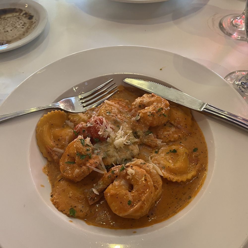 Baci Bistro & Bar - Lobster Ravioli with Jumbo Prawns was sublime! - Italian Near Me - Pleasanton, California Baci Bistro & Bar - Lobster Ravioli with Jumbo Prawns was sublime! - Italian Near Me - Pleasanton, California