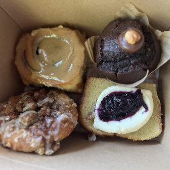Ophelia - Coffee cinnamon roll Nutella muffin  Apple fritter  Olive oil cake - Bakeries Near Me - Miami, Florida