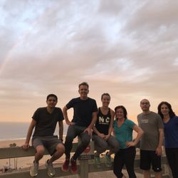 Sonki Fitness - We got to see a rare double rainbow today while working out!