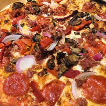 Sauce Pizza & Wine - Thin crust Supreme pizza - Italian Near Me - Mesa, Arizona