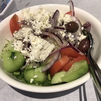 Stamatis Restaurant - Small Greek salad - Greek Near Me - Astoria, New York