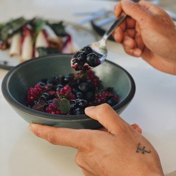 Destroyer - Blueberries. Delicious! - New American Near Me - Culver City, California
