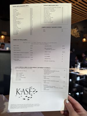 Menu photo 1 Kase Sake & Sushi Las Vegas, NV Menu photo 1 Kase Sake & Sushi Las Vegas, NV