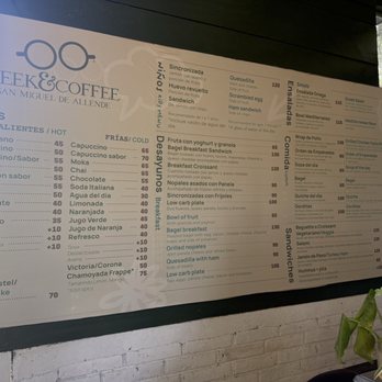 Geek&Coffee - Photo 3: Menu - Cafeteria Near Me - San Miguel de Allende, GUA