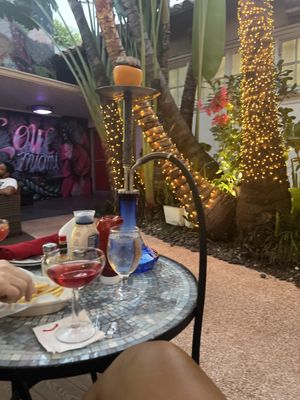 Hookah bar at Aura by null