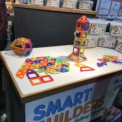 Ocean Sales - Smart Builders educational magnetic building blocks at the Jan. 5-7, 2018 Salt Lake Home Show.