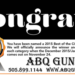 ABQ Guns - ABQ THE MAGAZINE BEST OF CITY 2015 TOP FIVE