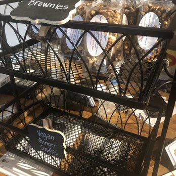Crumbville - Brownies and vegan cookies next to the register - Vegan Near Me - Houston, Texas Crumbville - Brownies and vegan cookies next to the register - Vegan Near Me - Houston, Texas
