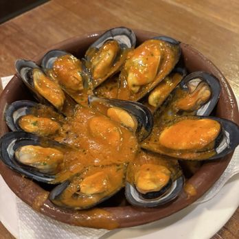 Colom - Mussels marinera style - Spanish Near Me - Barcelona, B Colom - Mussels marinera style - Spanish Near Me - Barcelona, B
