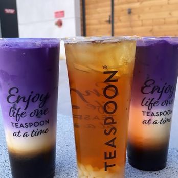 Teaspoon - 2 Dirty Ube and Lychee - Bubble Tea Near Me - Las Vegas, Nevada Teaspoon - 2 Dirty Ube and Lychee - Bubble Tea Near Me - Las Vegas, Nevada