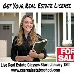 CES Real Estate School - Get your Real Estate Sales Agent License in 2017!

Enroll by December 15th and Save $125 off Tuition