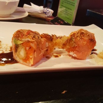 Tobiko - Angry dragon roll shrimp tempura king crab spicy tuna it was so good we ordered one to go - Sushi Bars Near Me - Valley Stream, New York Tobiko - Angry dragon roll shrimp tempura king crab spicy tuna it was so good we ordered one to go - Sushi Bars Near Me - Valley Stream, New York