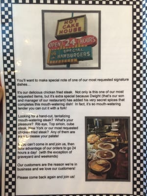 Menu photo 7 Original Hotcake House Portland, OR
