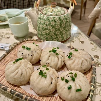 Blue Wave - D3. Pan Fried Pork Buns - Shanghainese Near Me - Williston Park, New York Blue Wave - D3. Pan Fried Pork Buns - Shanghainese Near Me - Williston Park, New York