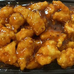 New Dragon Restaurant - White meat General Tao's chicken.