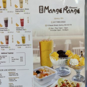 Mango Mango Dessert - Desserts Near Me - Quincy, Massachusetts