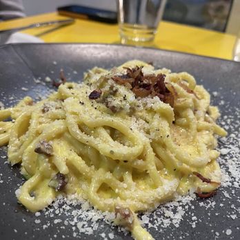 Monzu Fresh Pasta - Roman Carbonara - Italian Near Me - San Diego, California Monzu Fresh Pasta - Roman Carbonara - Italian Near Me - San Diego, California