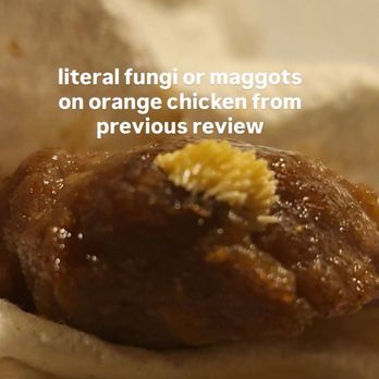 Yummy Dumplings - literal fungi or maggots on chicken from this place? - Chinese Near Me - Cameron Park, California Yummy Dumplings - literal fungi or maggots on chicken from this place? - Chinese Near Me - Cameron Park, California