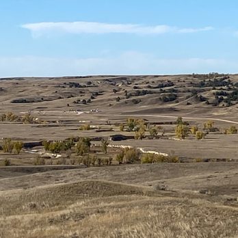 Sage Creek Campground - You can see the Sage Creek campground loop in the distance. - Campgrounds Near Me - Wall, South Dakota