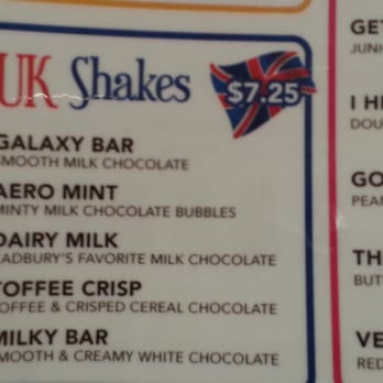 Sticks and Shakes - They use popular UK candies in their UK shakes. Aero anyone? - Desserts Near Me - Henderson, Nevada Sticks and Shakes - They use popular UK candies in their UK shakes. Aero anyone? - Desserts Near Me - Henderson, Nevada