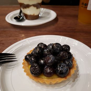 Pike Kitchen - Lemon tart with blueberries - Korean Near Me - Rockville, Maryland