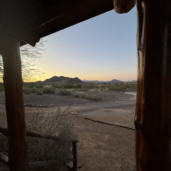 Far Flung Outdoor Center - Sunrise off of our casita porch - Tours Near Me - Terlingua, Texas