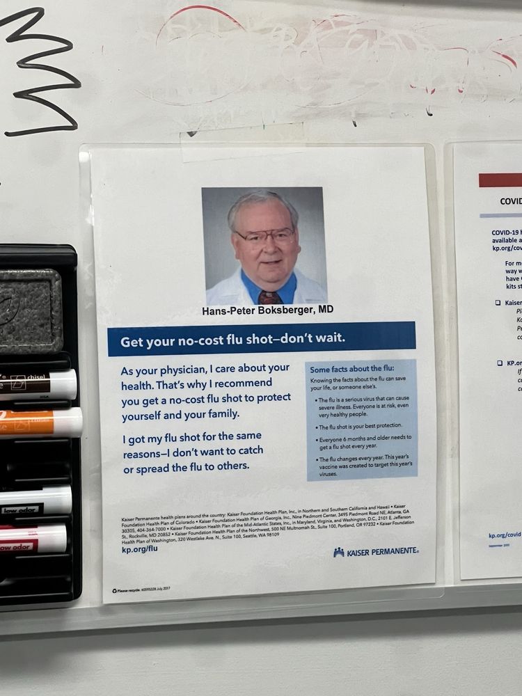 KAISER URGENT CARE Updated September 2024 4700 Sunset Blvd, West